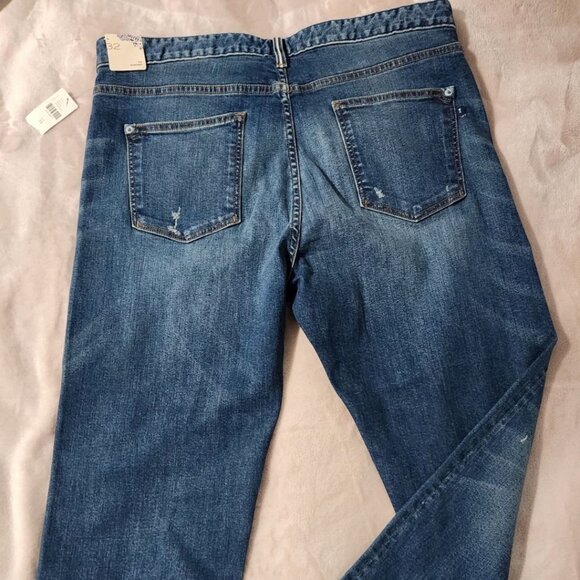 ✨ ANTHROPOLOGIE | Women's Blue Pilcro The Borrowed Boyfriend Jeans - Picture 6 of 8